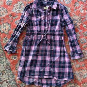 True Craft Pink and Purple Plaid Shirt
